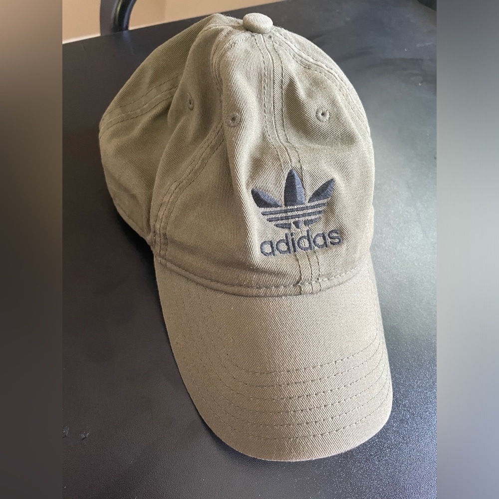 Dark Green Adidas Adjustable Hat
